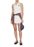 模特儿示范图 - 点击放大 - SPORTY & RICH - X Hotel du Cap-Eden-Roc Crest Cotton Piqué Polo Dress