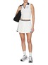 模特儿示范图 - 点击放大 - SPORTY & RICH - X Hotel du Cap-Eden-Roc Crest Embroidered Mila Skirt