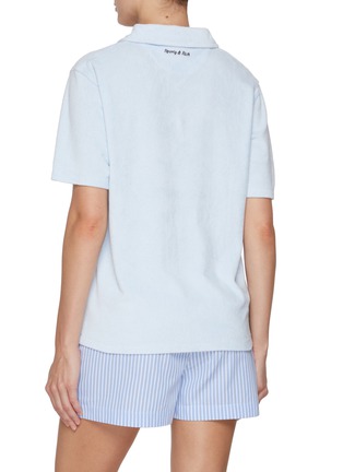 背面 - 点击放大 - SPORTY & RICH - X Hotel du Cap-Eden-Roc Script Cotton Terry Polo