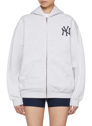 首图 - 点击放大 - SPORTY & RICH - x The New York Yankees Zip Up Cotton Hoodie