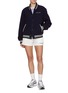 模特儿示范图 - 点击放大 - SPORTY & RICH - X Hotel du Cap-Eden-Roc Crest Wool Varsity Jacket