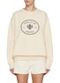 首图 - 点击放大 - SPORTY & RICH - X Hotel du Cap-Eden-Roc Crest Embroidered Cotton Fleece Sweater