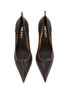 细节 - 点击放大 - PRADA - Antiqued 85 Leather pumps
