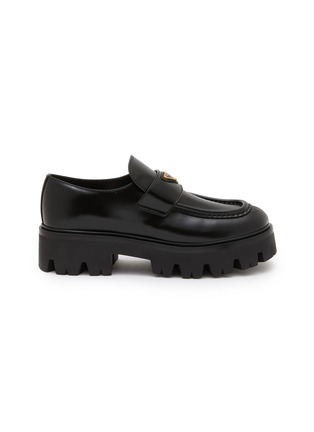 首图 - 点击放大 - PRADA - STRIDE 皮革乐福鞋