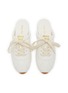 细节 - 点击放大 - MIU MIU - Plume Leather Mules