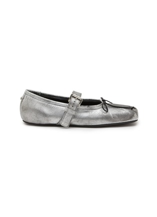 首图 - 点击放大 - ANN DEMEULEMEESTER - 皮革玛丽珍平底鞋