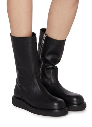 ANN DEMEULEMEESTER | 皮革高筒靴
