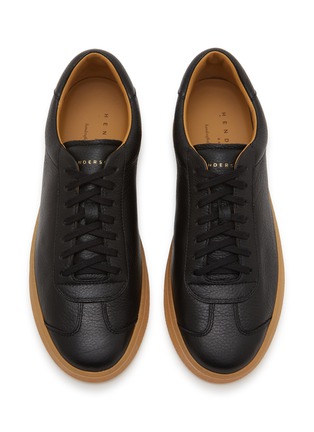 细节 - 点击放大 - HENDERSON - Lace Up Deer Leather Men's Sneakers