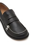 细节 - 点击放大 - JW ANDERSON - Biker Zip Trim Leather Moccasins