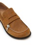 细节 - 点击放大 - JW ANDERSON - Biker Zip Trim Suede Moccasins