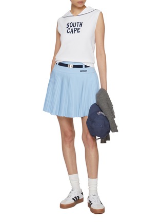 模特儿示范图 - 点击放大 - SOUTHCAPE - LOGO 水手领背心