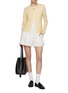 模特儿示范图 - 点击放大 - GUEST IN RESIDENCE - Jane Button Up Cashmere Cardigan