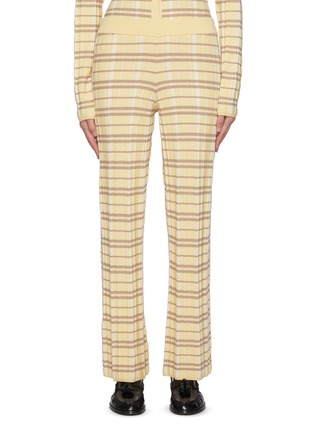 首图 - 点击放大 - GUEST IN RESIDENCE - Plaid Flared Pants