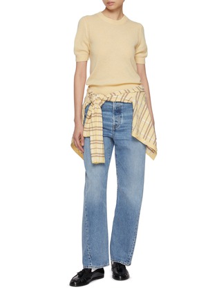 模特儿示范图 - 点击放大 - GUEST IN RESIDENCE - Cashmere Sweater T-Shirt