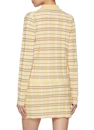 背面 - 点击放大 - GUEST IN RESIDENCE - Elle Plaid Polo Shirt