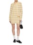 模特儿示范图 - 点击放大 - GUEST IN RESIDENCE - Elle Plaid Polo Shirt