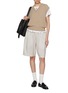 模特儿示范图 - 点击放大 - GUEST IN RESIDENCE - Cashmere Rib Knit Vest