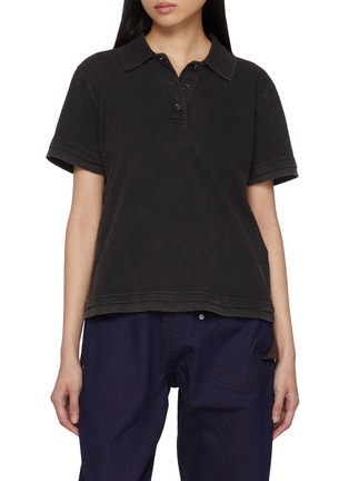 首图 - 点击放大 - JW ANDERSON - 层次短袖纯棉 POLO 衫