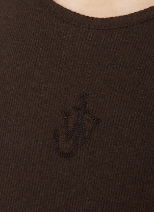  - JW ANDERSON - 刺绣罗纹连衣裙
