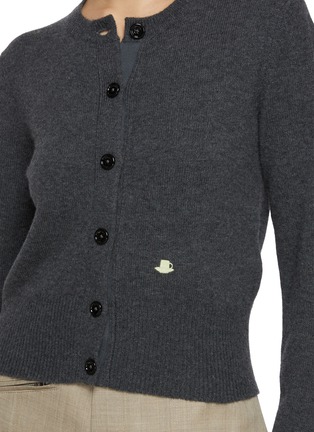  - JW ANDERSON - 刺绣绵羊毛针织开衫