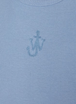  - JW ANDERSON - 刺绣纯棉罗纹背心