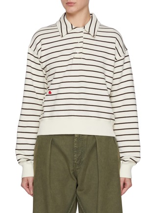 首图 - 点击放大 - JW ANDERSON - POLO 领条纹卫衣