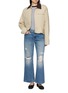 模特儿示范图 - 点击放大 - MOTHER - The Bookie Flood Distressed Denim Jeans