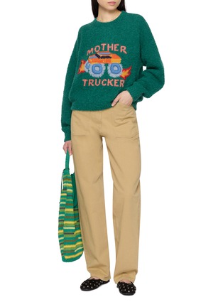 模特儿示范图 - 点击放大 - MOTHER - The Jumper Knit Sweater