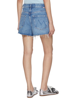 背面 - 点击放大 - MOTHER - The Main Course Frayed Hem Cotton Denim Shorts