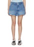 首图 - 点击放大 - MOTHER - The Main Course Frayed Hem Cotton Denim Shorts
