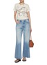 模特儿示范图 - 点击放大 - MOTHER - Lil' Tomcat Roller Wide Leg Jeans