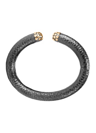首图 - 点击放大 - JOHN HARDY - Dot 18K Gold Sterling Silver Black Rhodium Cuff — Size M