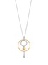 首图 - 点击放大 - JOHN HARDY - Dot Hammered 18K Gold Sterling Silver Long Drop Pendant Necklace — Size 34-36