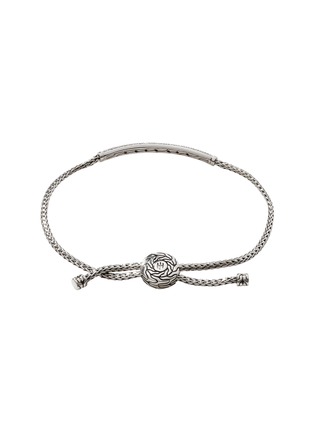 细节 - 点击放大 - JOHN HARDY - JH Essentials Diamond Sterling Silver Pull Through Bracelet — Size S-M