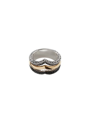 首图 - 点击放大 - JOHN HARDY - Classic Chain 18K Gold Sterling Silver Sapphire Spinel Ring — Size 6