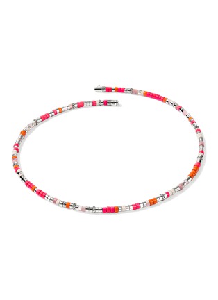 细节 - 点击放大 - JOHN HARDY - Heishi Mother of Pearl Rhodonite Sterling Silver Enamel Necklace — Size 18