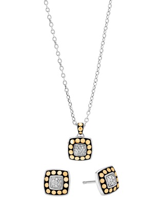 首图 - 点击放大 - JOHN HARDY - Dot Gold Sterling Silver Necklace Stud Earring Set