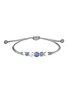 首图 - 点击放大 - JOHN HARDY - Dot Hammered Sterling Silver Sapphire Chain Pull Bracelet — Size M-L