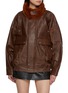 首图 - 点击放大 - R13 - Shearling Collar Leather Flight Jacket