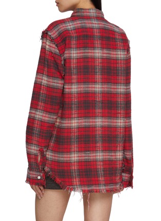 背面 - 点击放大 - R13 - Shredded Seam Cotton Shirt