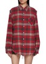 首图 - 点击放大 - R13 - Shredded Seam Cotton Shirt