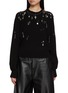 首图 - 点击放大 - R13 - Embellished Crewneck Merino Wool Sweater