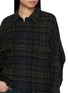  - R13 - Checkered Cropped Cotton Work Shirt