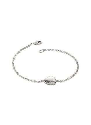 细节 - 点击放大 - JOHN HARDY - Pebble Heart Sterling Silver Diamond Bracelet — Size US