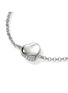  - JOHN HARDY - Pebble Heart Sterling Silver Diamond Bracelet — Size US