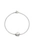 首图 - 点击放大 - JOHN HARDY - Pebble Heart Sterling Silver Diamond Bracelet — Size US