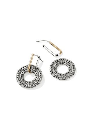 细节 - 点击放大 - JOHN HARDY - Rata 14K Gold Sterling Silver Drop Earrings