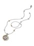 细节 - 点击放大 - JOHN HARDY - Moon Door Diamond Topaz Sapphire Garnet Ruby 18K Gold Sterling Silver Pendant Necklace — Size 28-30