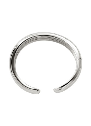 细节 - 点击放大 - JOHN HARDY - Surf Sterling Silver Diamond Hinged Cuff — Size M