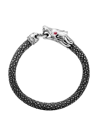 首图 - 点击放大 - JOHN HARDY - Legends Naga Sterling Silver Black Sapphire Ruby Bracelet — Size M